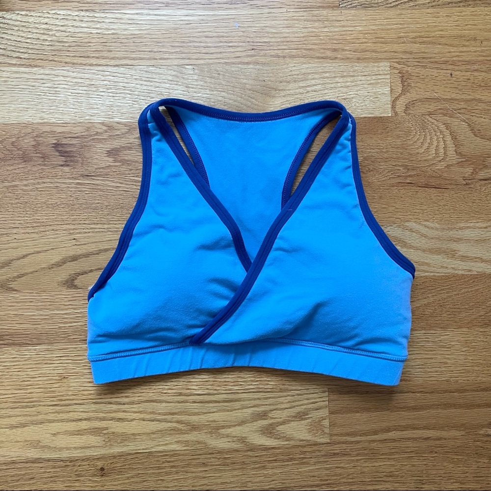 Blue Sports Bra